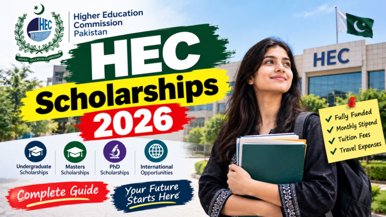 HEC Scholarships Guide for Pakistani Students: Apply Online Now