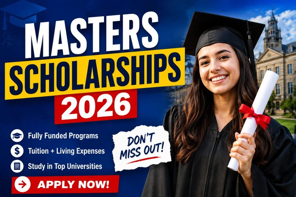 Best Masters Scholarships 2026: Apply Online