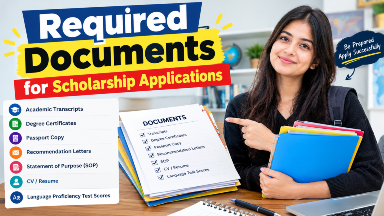 Required Documents for Scholarship Applications (2026)