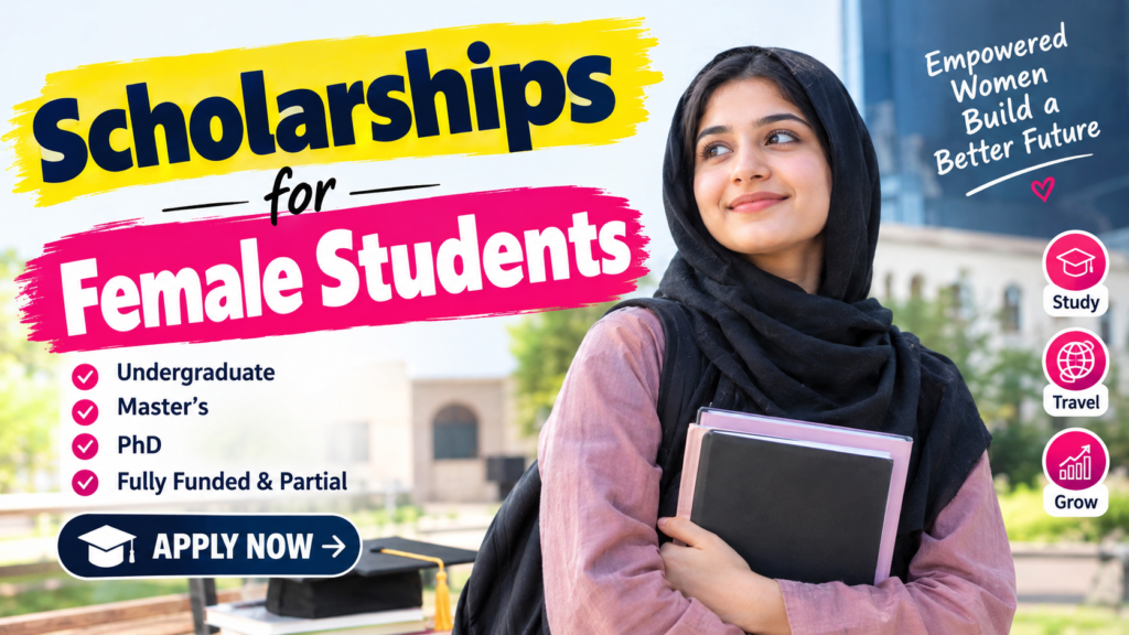 Scholarships for Female Students 2026 in Pakistan: Apply Online Now